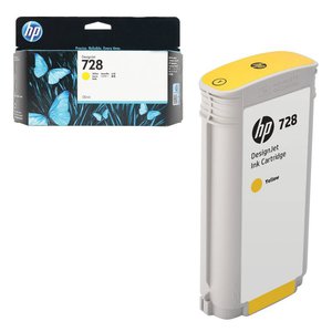 Картридж HP 728 F9J65A желтый