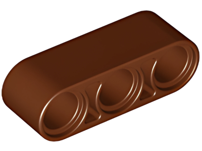 Деталь LEGO Technic, Liftarm Thick 1 x 3 32523 Reddish Brown U
