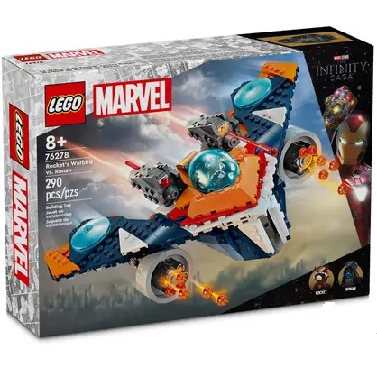 Конструктор LEGO Super Heroes 76278 Боевая птица Ракеты против Ронана