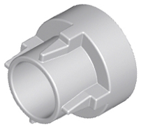 Technic Driving Ring Extension, 32187 Light Bluish Gray U