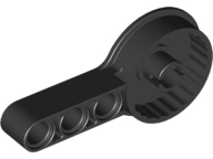 Technic Rotation Joint Disk with Large Pin and 3L Liftarm Thick, 44225 Black U