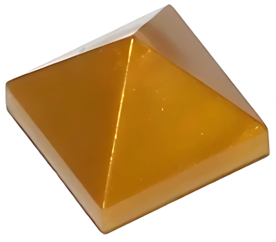 Деталь LEGO Slope 45 1 x 1 x 2/3 Quadruple Convex Pyramid 22388 ( 35343, 35344) Pearl Gold U