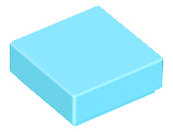 Tile 1 x 1, 3070 Medium Azure N