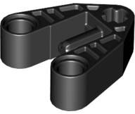 Technic, Axle and Pin Connector 3 x 3 with Axle, 2 Pin Holes and Axle Hole, 58177 Black U