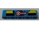 Technic, Liftarm Thick 1 x 5 with 'RACE', Yellow and Black Stripes Pattern (Sticker) - Set 42095, 32316pb041  