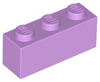 Brick 1 x 3, 3622 Medium Lavender N