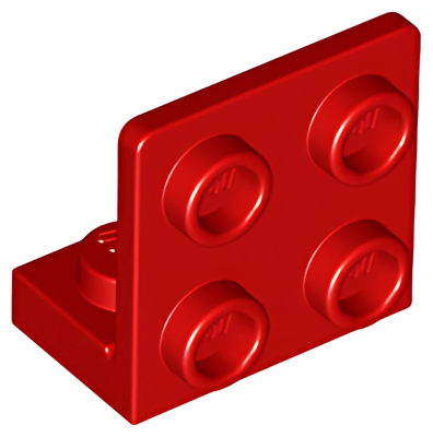 Деталь Lego Скоба Bracket 1 x 2 - 2 x 2 Inverted 99207 Red U