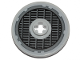 Technic, Disk 3 x 3 with SW Millennium Falcon Grille and Light Bluish Gray Outline Pattern (Sticker) - Sets 7965 / 75105 / 75257, 2723pb054  