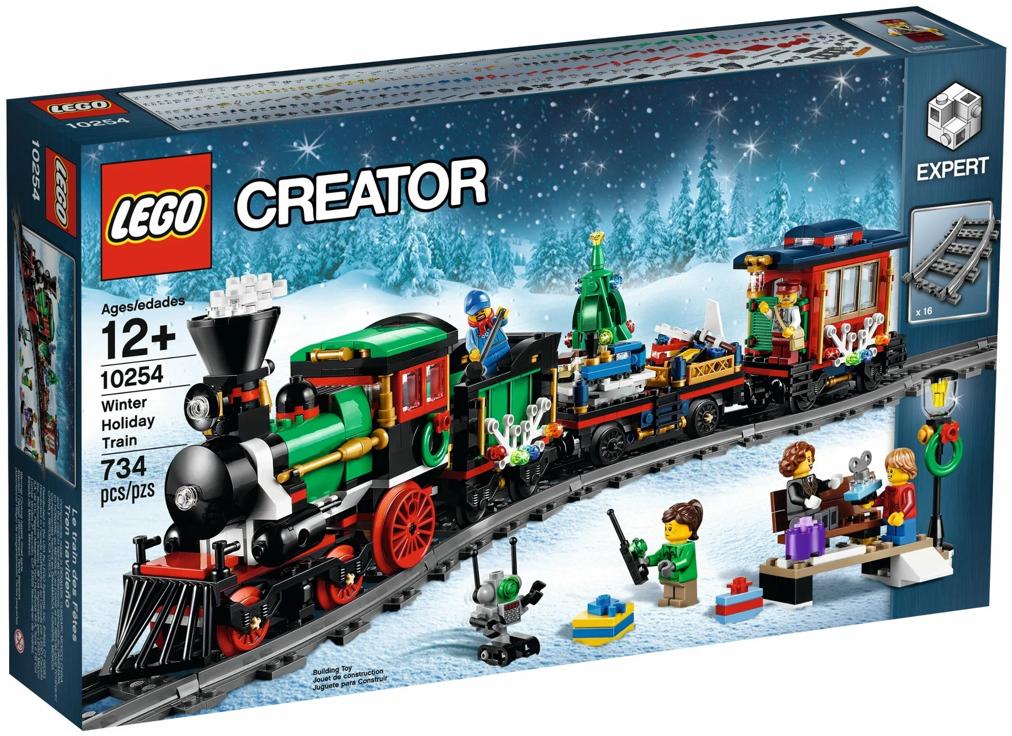 Конструктор LEGO Creator 10254 Зимний праздничный поезд в магазине  Shop-device