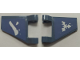 Flag 2 x 2 Trapezoid with Ice, Knife and Ninjago Pattern on Both Sides (Stickers) - Set 70639, 44676pb053