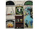 Plastic 3D Backdrop with Slytherin Common Room Pattern, 104682  