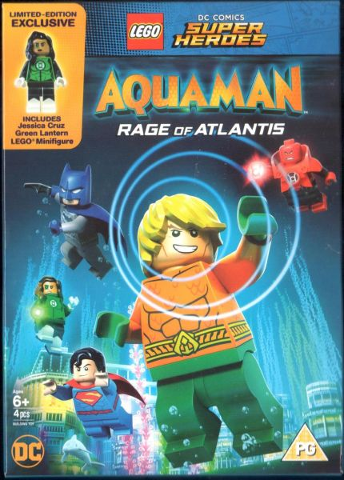 Минифигурка и DVD LEGO Aquaman: Rage of Atlantis with Minifigure 5051892217323