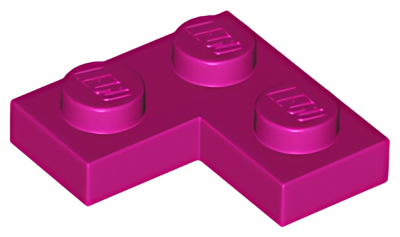 Деталь LEGO Plate 2 x 2 Corner 2420 Magenta U