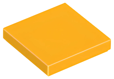 Деталь LEGO Tile 2 x 2 with Groove 3068b (1136, 63327, 78814, 88409) Bright Light Orange U