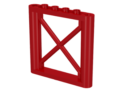 Support 1 x 6 x 5 Girder Rectangular, 64448 Red U