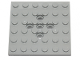 Plate, Modified 6 x 6 with 5 Pin Holes, 73110  