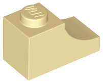 Arch 1 x 2 Inverted, 78666 Tan N