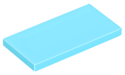 Деталь LEGO Tile 2 x 4 87079 (38879, 71150) Medium Azure U