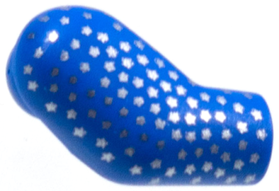 Arm, Right with Silver Star Speckles Pattern, 982pb284 Blue U