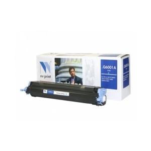 Картридж тонер NV-print для принтеров HP/Canon Q6001A/Cartridge 707 CM1015MFP, CM1017MFP1600, 2600N, 2605, 2605DN, DTN, Canon LBP 5000 Cyan синий