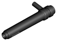 Cylinder 1 x 5 1/2 with Bar Handle (Friction Cylinder), 87617 Black U
