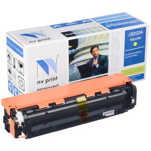 Картридж тонер NV-print для принтеров HP CE322A 1415FN, 1415FNW, CP1525N, CP1525NW Yellow желтый