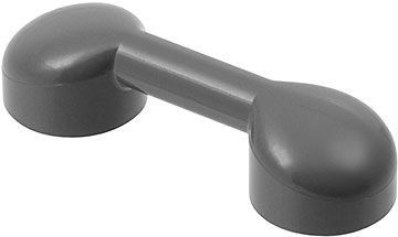 Bar 1 x 3 with 2 Stud Receptacles (Radio Handle / Telephone Handset), 6190 Dark Bluish Gray U