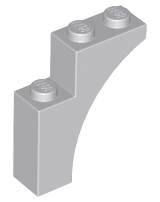 Деталь 13965 Lego Арка Arch 1 x 3 x 3 13965 Light Bluish Gray N