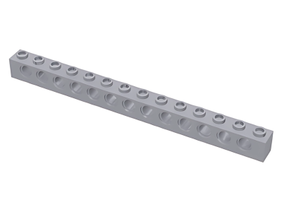 Деталь LEGO Technic, Brick 1 x 14 with Holes 32018 Light Bluish Gray N