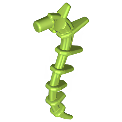 Деталь LEGO Растение Plant Vine Seaweed / Appendage Spiked / Bionicle Spine 55236 Lego lime