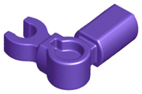 Bar Holder with Clip Angled (Arm Mechanical), 72869 Dark Purple U