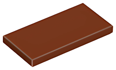 Деталь LEGO Tile 2 x 4 87079 (38879, 71150) Reddish Brown U