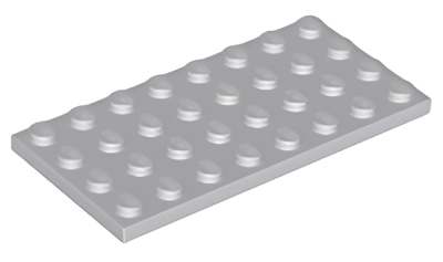 Деталь LEGO Plate 4 x 8 3035 Light Bluish Gray N