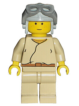 Минифигурка Lego Star Wars Anakin Skywalker (Light Gray Aviator Cap) sw0008