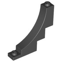 Arch 1 x 5 x 4 Inverted, 30099 Black U