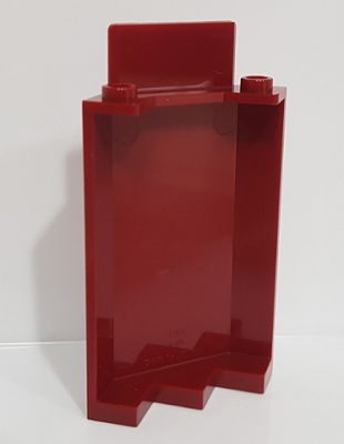 Panel 3 x 3 x 6 Corner Wall without Bottom Indentations, 87421 Dark Red U