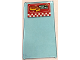 Glass for Window 1 x 4 x 6 with 'CITY PIZZA', Numbers 2 and 12, Pizza Slice and Red and White Checkered Pattern (Sticker) - Set 60132, 57895pb113  
