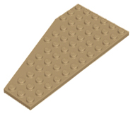 Wedge, Plate 12 x 6 Right, 30356 Dark Tan U