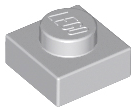 Plate 1 x 1, 3024 Light Bluish Gray N