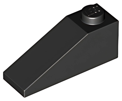 Деталь LEGO Lego Slope 33 3 x 1 4286  Black U