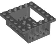 Cockpit 6 x 6 x 2 Cabin Base with Pin Holes, 47507 Dark Bluish Gray U