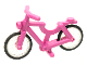 Bicycle with Trans-Clear Wheels and Black Tires (4719 / 4720 / 2807), 4719c01  