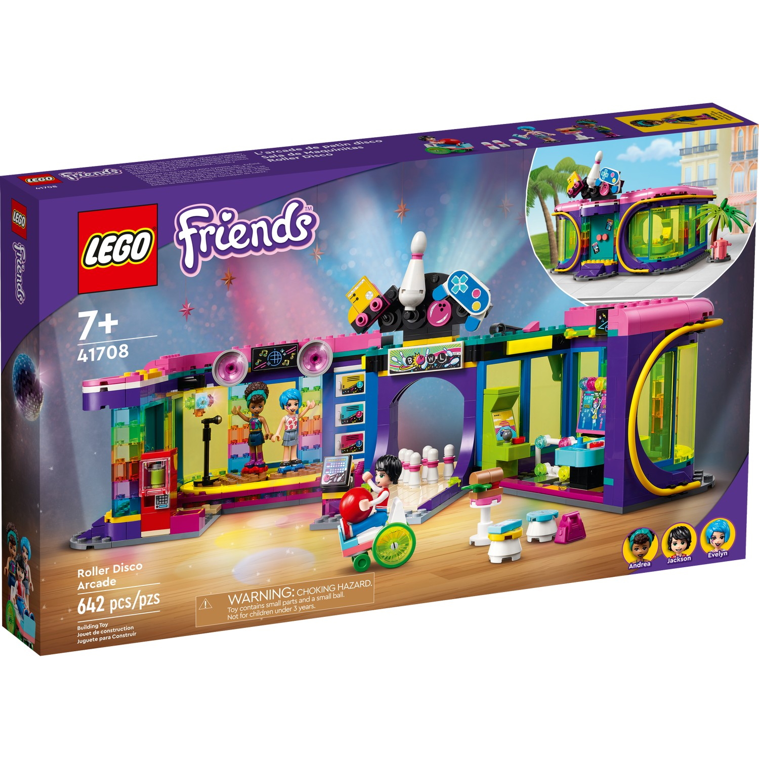 Конструктор LEGO Friends 41708 Боулинг дискотека аркады