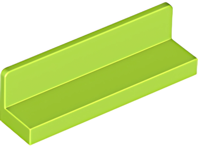 Деталь LEGO  Lego Panel 1 x 4 x 1 30413 (15207, 35255, 43337) Lime U