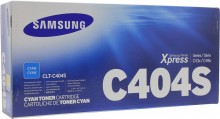 Тонер-картридж Samsung Xpress CLT-C404S/XEV (ресурс 1000 страниц), голубой