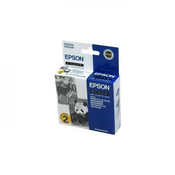 Картридж Epson S020206/S020208 Black черный (Twin Pack)