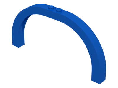 Arch 1 x 12 x 5 Curved Top, 6184 Blue U