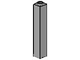Brick 1 x 1 x 5 (Undetermined Type), 2453 Light Gray U