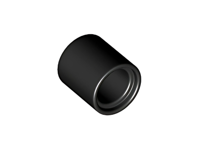 Деталь LEGO Technic, Liftarm Thick 1 x 1 (Spacer) 18654 Black N
