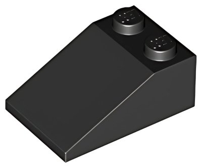Деталь LEGO Lego Slope 33 3 x 2 3298 Black U